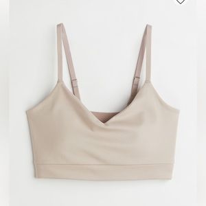 Tan bra and legging set. Size small. Fits 2/4. Perfect condition